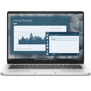 DELL Laptop Pro 14 PC14255 / AMD Ryzen AI 7 350, 14", 1920 x 1200, 16 GB, 512 GB SSD, Windows 11 Pro, srebrna